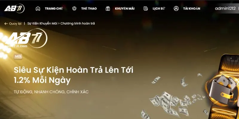 Tỷ lệ trả thưởng cực cao